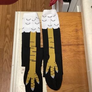 Chicken legs Design  Socks - NWOT
